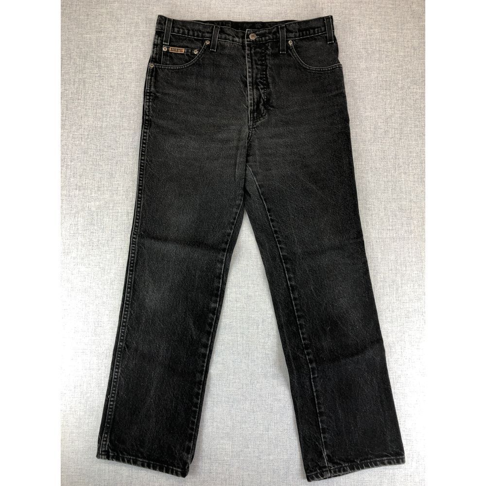 Resistol Rode‎ Gear Jeans Slim Fit Black Denim Men's 34x30 Western Cowboy